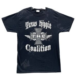 Texas Hippie Coalition T-Shirt Men's Medium Festival‎ Band Tee Heavy Rock Metal